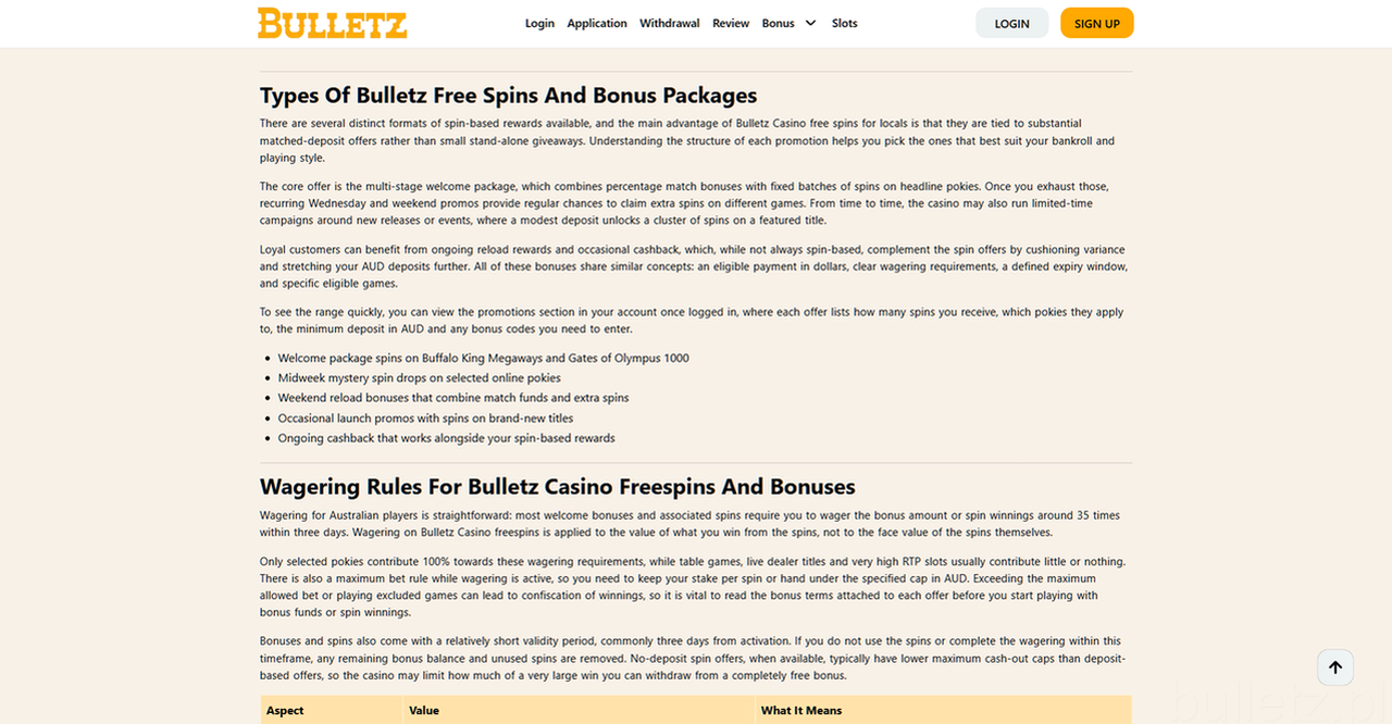 Bulletz Casino Casino